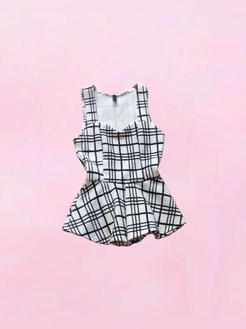 windsor ⋆ peplum plaid top